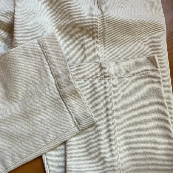 Elizabeth Suzann Clyde pants in natural cotton twill - Picture 6 of 7